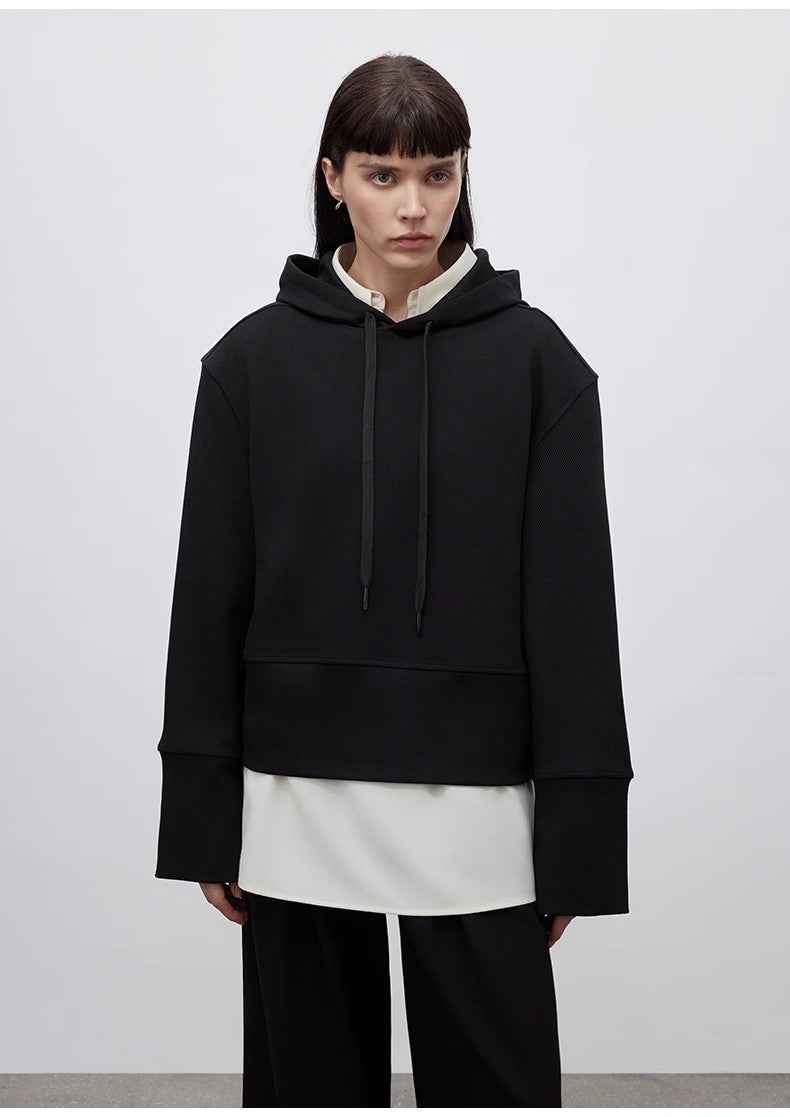 Hooded Sweatshirt for Women, Set, Casual Sweatpants With Straight-Leg