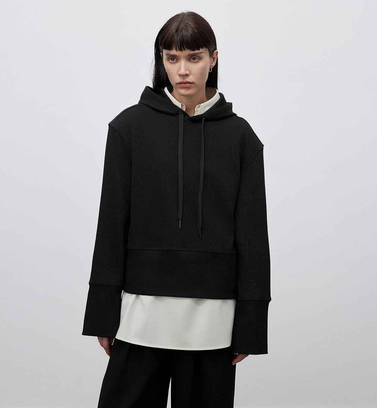 Hooded Sweatshirt for Women, Set, Casual Sweatpants With Straight-Leg