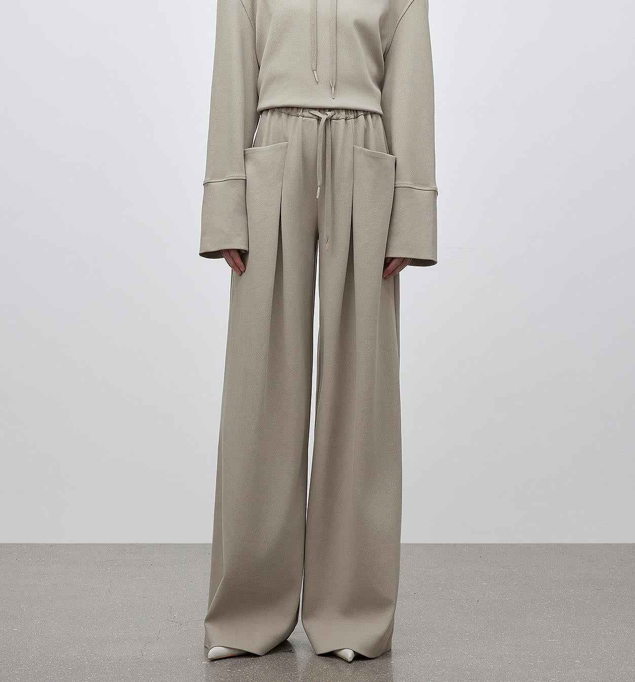Hooded Sweatshirt for Women, Set, Casual Sweatpants With Straight-Leg
